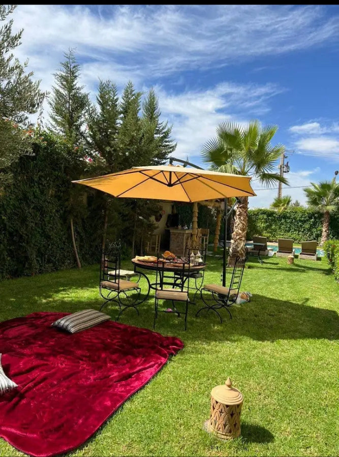 đČđŠ VILLA DE LUXE MEUBLĂE AVEC PISCINE â ROUTE DâAMZMIZ, MARRAKECH | 1000 mÂČ de terrain