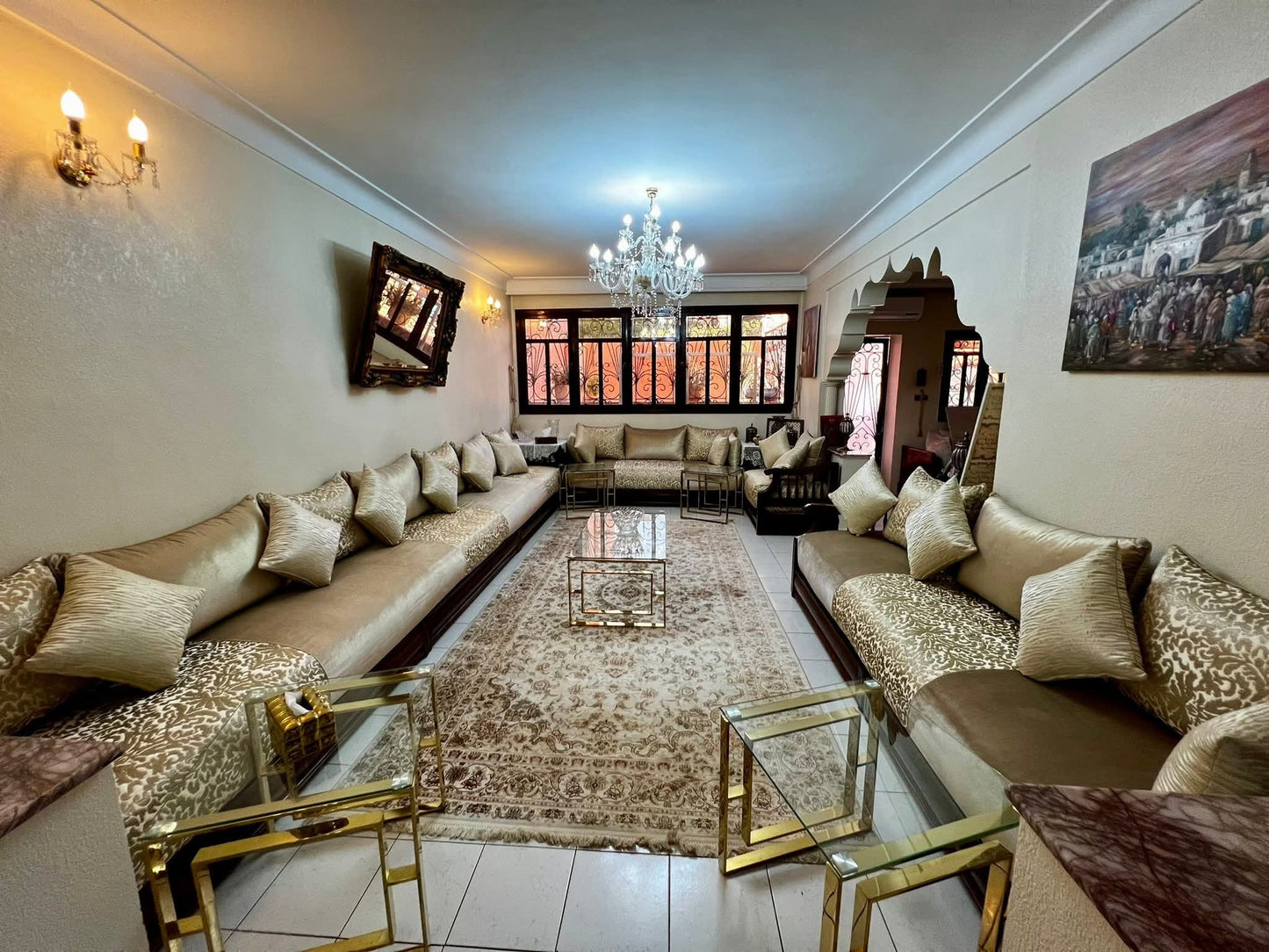 🇲🇦 À VENDRE – Appartement Spacieux & Rare avec Jardin Privatif | Boulevard Allal El Fassi – Marrakech