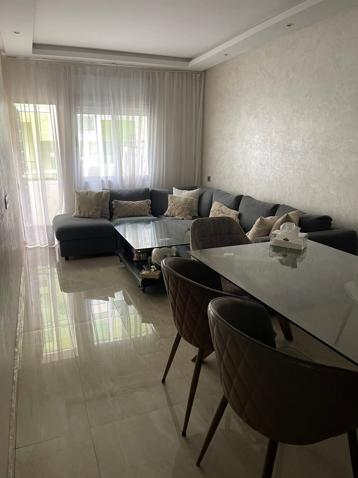 🇲🇦BEL APPARTEMENT À VENDRE – Appartement Rénové & Ensoleillé | Résidence Al Koutoubia – Nadssim Sidi Maarouf, Casablanca