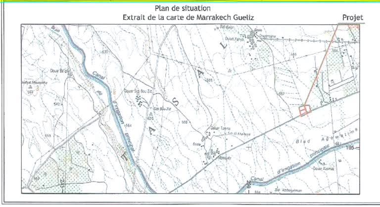 🇲🇦Terrain Constructible – 4 Hectares à 8 KM de Marrakech, Maroc