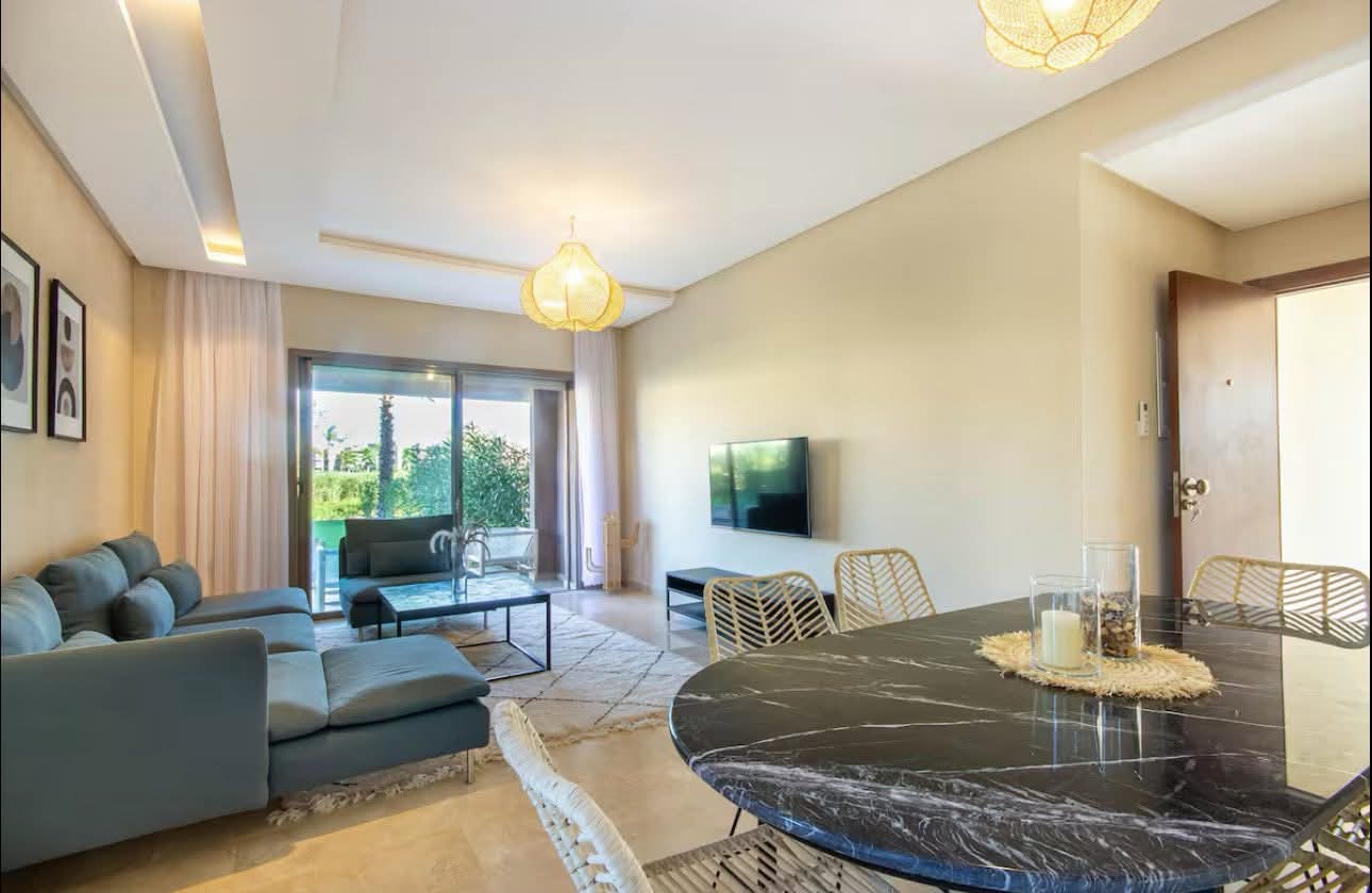 🇲🇦SOMPTUEUX APPARTEMENT A VENDRE EN REZ DE CHAUSSÉ à Prestigia | Marrakech