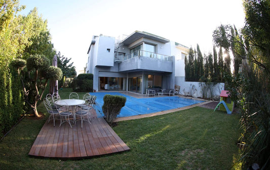 🇲🇦SOMPTUEUSE VILLA A VENDRE  Jumelée à Ville Verte Bouskoura | Prestations Haut Standing & 3 Façades